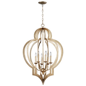 Vertigo - six Light Large Chandelier - 24 Inches Wide by 36 Inches High