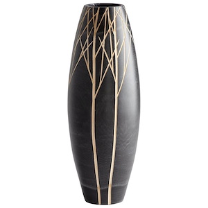 Onyx - Medium Winter Decorative Vase - 8.5 Inches Wide by 26 Inches High
