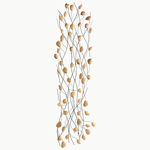 Guilded Vine - Decorative Wall Art - 14.5 Inches Wide by 61.5 Inches High