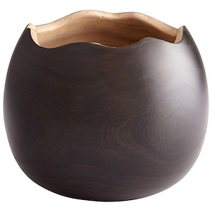 Large Bol Noir Vase - 7.75 Inches Wide by 6.75 Inches High