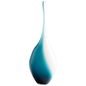 small swirly Vase - 5.75 Inches Wide by 16.5 Inches High