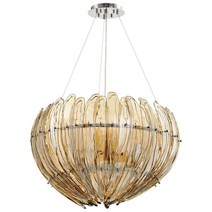 Aerie - Nine Light Large Pendant - 28 Inches Wide by 18.5 Inches High