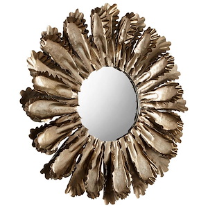 Fluttering Leaves - Mirror - 36 Inches Wide by 3.5 Inches Deep