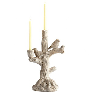Look Out - small Candleholder - 9 Inches Wide by 16.5 Inches High