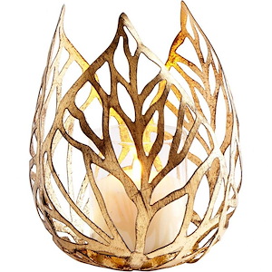 sunrise Flame - Large Candleholder - 6.25 Inches Wide by 8.25 Inches High