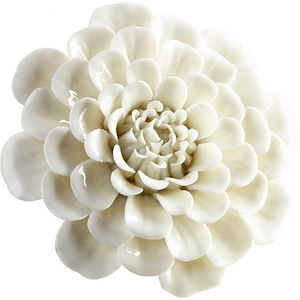 Flourishing Flowers - Medium Wall Decor - 4.25 Inches Wide by 1.5 Inches Deep