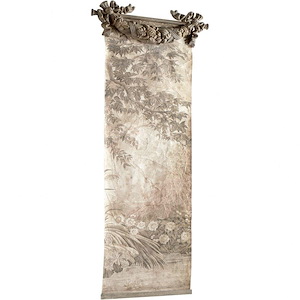 Hidden Garden - Chinoiserie - 36.5 Inches Wide by 82.75 Inches High
