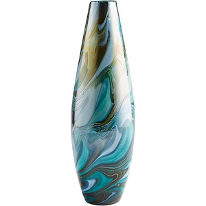 Chalcedony - Medium Vase - 5 Inches Wide by 15.75 Inches High