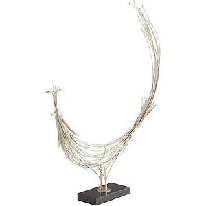 Racket Tailed - sculpture - 19 Inches Wide by 25.25 Inches High