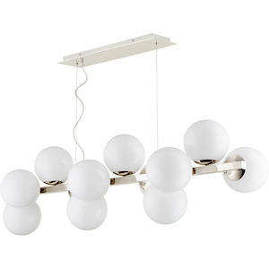 Atom - Twelve Light Pendant - 16 Inches Wide by 51.5 Inches Long