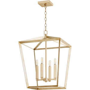 Hyperion - 4 Light Chandelier-24 Inches Tall and 17 Inches Wide