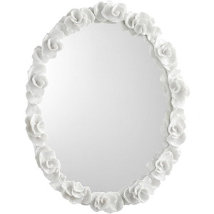 Gardenia - Mirror-3.25 Inches Tall and 28.5 Inches Wide