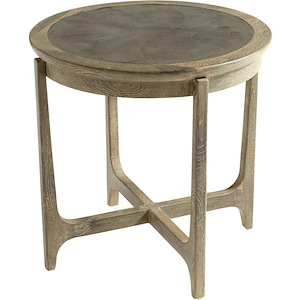 Ostia - side Table-21.75 Inches Tall and 21.75 Inches Wide