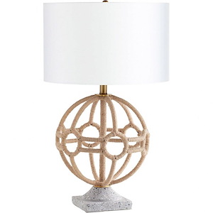 Basilica - 1 Light Table Lamp-26.75 Inches Tall and 16 Inches Wide