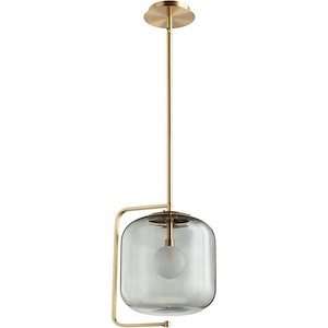 Isotope - 7W 1 LED Pendant - 11.5 Inches Wide by 13.25 Inches High