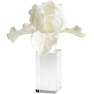 Orchid - sculpture-10.75 Inches Tall and 8.5 Inches Wide