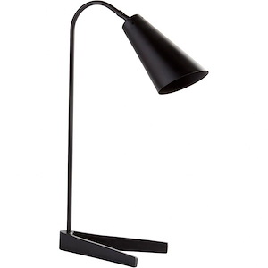 Angler - 12W 1 LED Table Lamp-24.5 Inches Tall and 6.75 Inches Wide