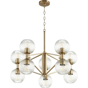 Helios - 10 Light Chandelier - 28.5 Inches Wide by 13.5 Inches High - 1047839