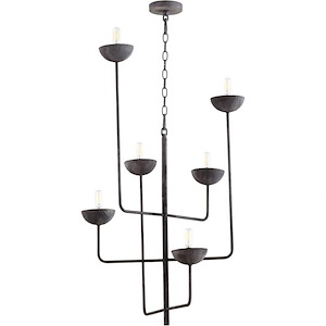 Enoki - 6 Light Chandelier - 23 Inches Wide by 37.5 Inches High