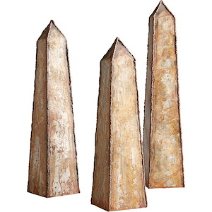 Peaky - sculpture (set of 2) - 3.5 Inches Wide by 18 Inches High
