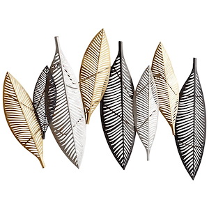 Leaflet - Wall Decor - 43.75 Inches Wide by 25.5 Inches High