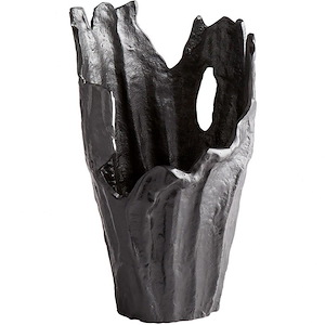 Pyroclastic Monochrome - Vase-14 Inches Tall and 8.5 Inches Wide