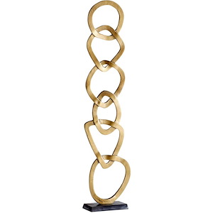 Perpetual Tower - sculpture-48.5 Inches Tall and 3.5 Inches Wide