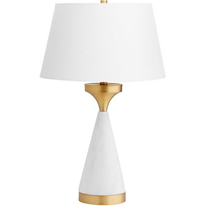 solid snow - 1 Light Table Lamp-27.25 Inches Tall and 17 Inches Wide