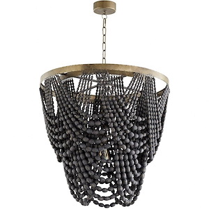 Hammock - 1 Light Large Pendant-26 Inches Tall and 25.5 Inches Wide
