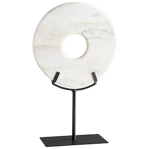 Disk On stand - Large sculpture-17.25 Inches Tall and 4.25 Inches Wide