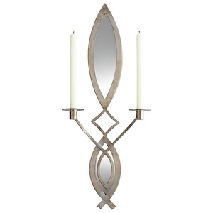 Exclamation - Wall Candleholder-28 Inches Tall and 6.75 Inches Wide
