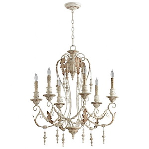 Lolina - 6 Light Chandelier-31 Inches Tall and 28 Inches Wide
