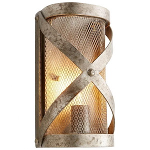 Byzantine - 1 Light Wall sconce-4.5 Inches Tall and 6.5 Inches Wide