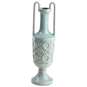 August sky - small Vase - 6.75 Inches Wide by 23.5 Inches High