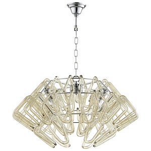 Roswell - Four Light Pendant - 30.5 Inches Wide by 25 Inches High