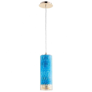 Kaska - 1 Light Pendant-17 Inches Tall and 4.75 Inches Wide