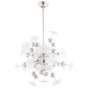 Avi - 10 Light Pendant-26 Inches Tall and 25.25 Inches Wide