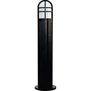 LED Fiber G Open Cage Bollard-42 Inches Tall and 10.25 Inches Wide
