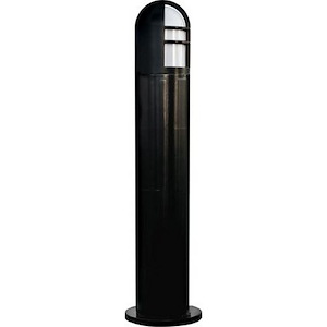 LED Fiber G Open Half Cage Bollard-41.68 Inches Tall and 10.22 Inches Wide