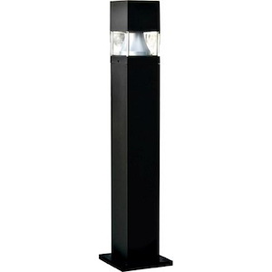12W LED Fiber G Squared Bollard-42.44 Inches Tall and 9 Inches Wide
