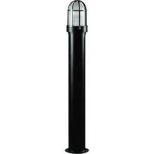 12W LED Steel Open Cage Bollard-39.75 Inches Tall and 7 Inches Wide
