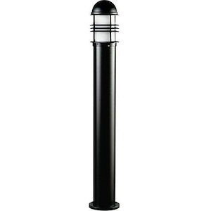 12W LED Cast Aluminum Open Cage Bollard-43.19 Inches Tall and 6.63 Inches Wide
