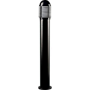 12W LED Cast Aluminum Caged Bollard-43.25 Inches Tall and 6.69 Inches Wide