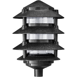 6 Inch 12W 100 LED 4-Tier Pagoda Light with 0.5 Inch Base