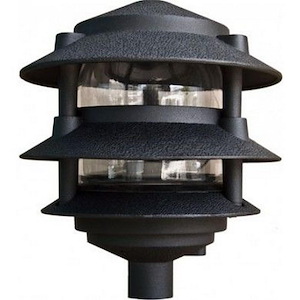 10 Inch 4W 72 LED 3-Tier Pagoda Light with 3 Inch Base