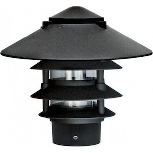 1 Light 4-Tier Pagoda Light with 10 Inch Top