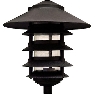 10 Inch 6W Filament LED 5-Tier Pagoda Light with 0.5 Inch Base