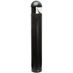 20W LED Cast Aluminum Half Lens Bollard-39.96 Inches Tall and 6.3 Inches Wide