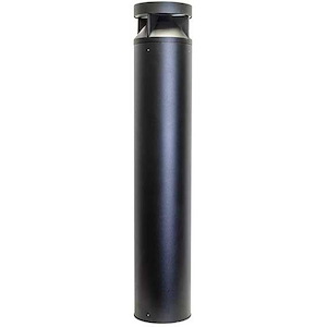 35W LED Cast Aluminum Flat Top Bollard-42 Inches Tall and 7.88 Inches Wide
