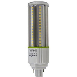 6.23 Inch 100- 277V 12W 3000K Corn Light G24/2-Pin Base Replacement Lamp